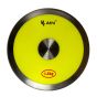 Disco Atletismo Aço/ABS 1,5kg - Amarelo - Athi
