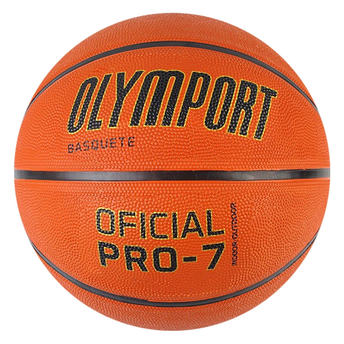 Bola Basquete Borracha - Oficial Pro 7 - Olymport